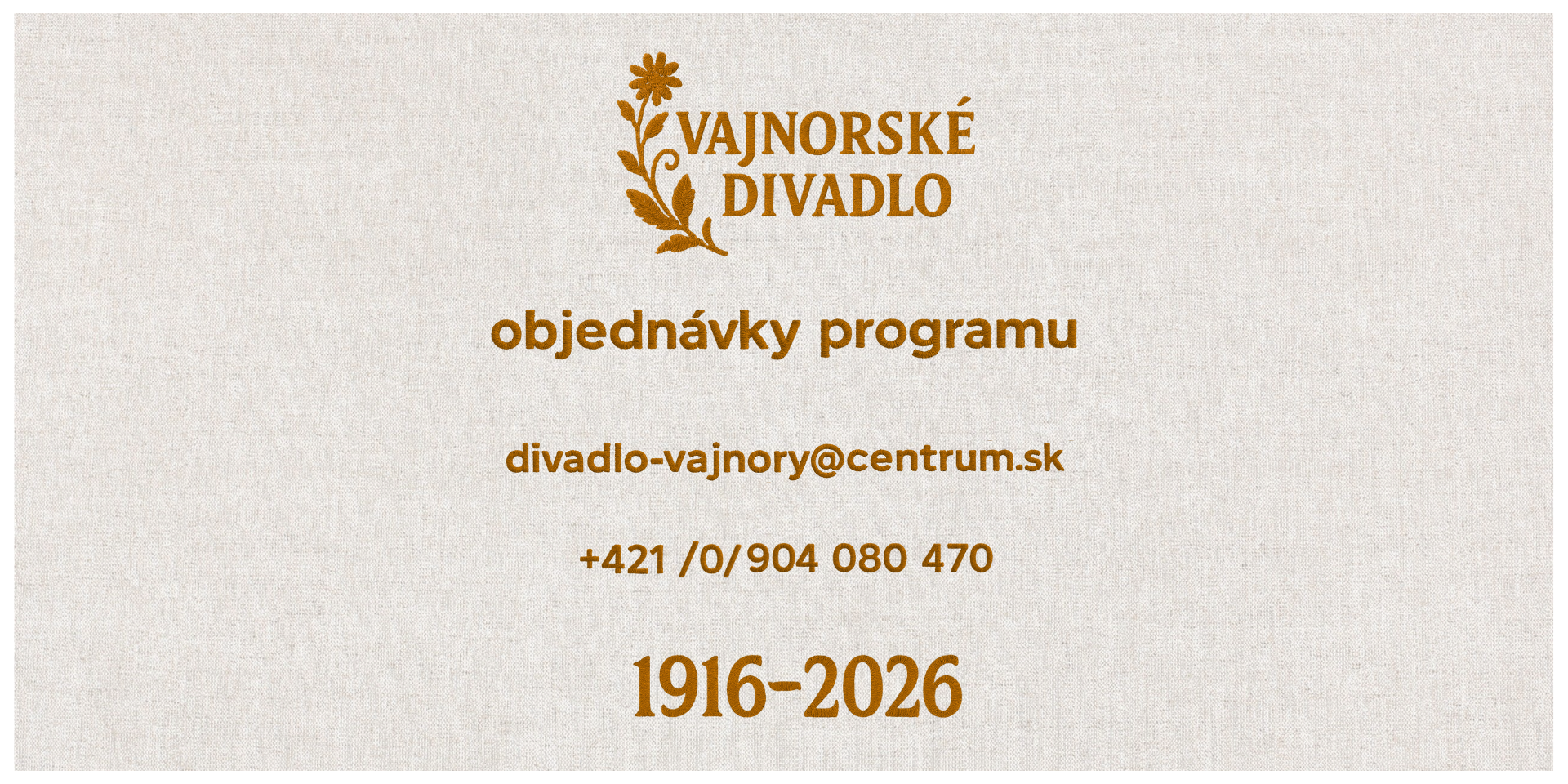 objednávky VoD program